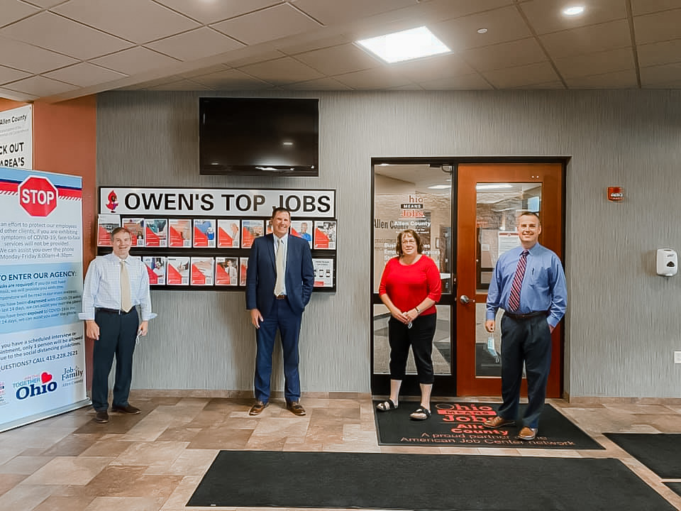 Jim Jordan Visits new Job Center