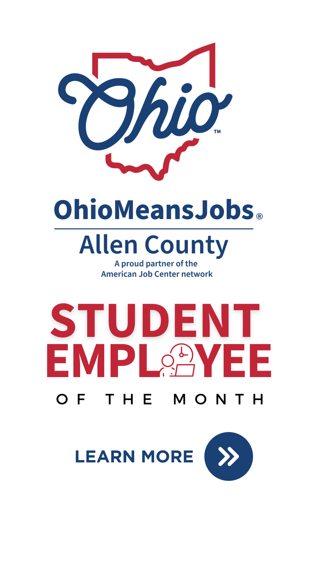 Student Employment of the Month Logo